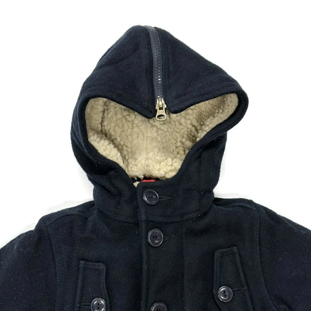 Baby Gap Boys‎ Peacoat Coat Jacket Navy Blue Toddler 12-18 Months Wool